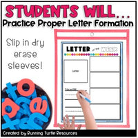 Alphabet Letter of the Week Posters l Word Wall Cards l Back to School
