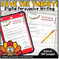 Digital Thanksgiving Turkey Persuasive Writing with Google Slides TM