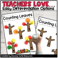 Fall Leaf Math Centers Autumn Leaves Activities