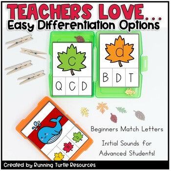 Fall Leaf Literacy Centers Preschool Kindergarten Leaves Activity