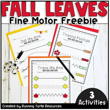 Fall Leaf Fine Motor FREEBIE