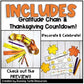 Gratitude Tree, Thanksgiving Countdown Chain, Gratitude Activities SEL