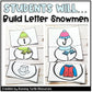 Snowman Beginning Sounds Literacy Center