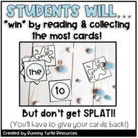 Snowball SPLAT Sight Word Game l Winter Literacy Center