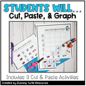 Winter Graphing Kindergarten Math Activities No Prep