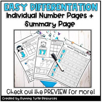 Writing Numbers to 20 Winter Theme Math