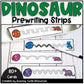 Dinosaur Prewriting Strips l Fine Motor Activity