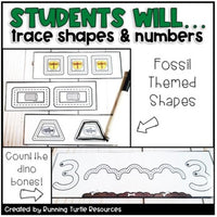 Dinosaur Prewriting Strips l Fine Motor Activity