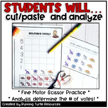 No Prep Dinosaur Graphing Activities