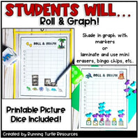 No Prep Dinosaur Graphing Activities