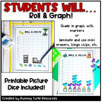No Prep Dinosaur Graphing Activities