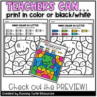 Dinosaur Color by Code Number and Letter