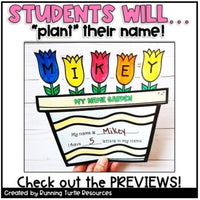 Spring Flowers Literacy and Math Activities