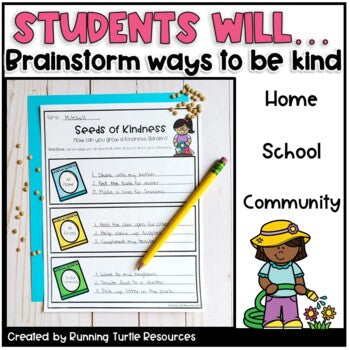 Spring Social Emotional Learning Activity l Seeds of Kindness