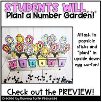 Flower Number Match l Spring Math Center