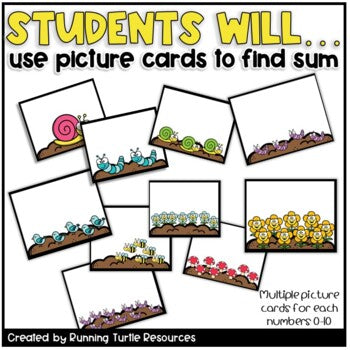 Spring Addition Mat Sums to 20
