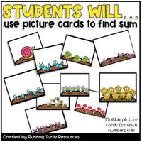 Spring Addition Mat Sums to 20