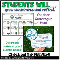 Earth Day Primary Mini Pack l Editable Name Craft