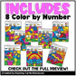 Spring Color by Code EDITABLE l Numbers 0-20