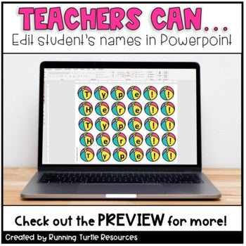 End of Year Name Craft Editable l Have a BALL Summer Activity