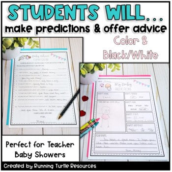 Teacher Baby Advice and Predictions Book