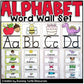 Alphabet Picture Word Wall Posters Beginning Sounds