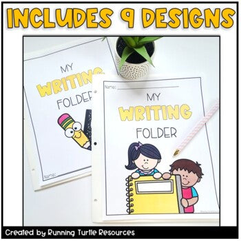 Back to School Writing Folder Covers