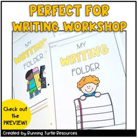 Back to School Writing Folder Covers