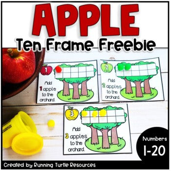 Fall Apple Ten Frames FREEBIE