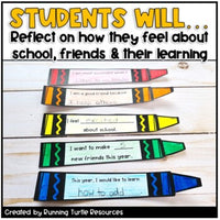 Back to School SEL Activity Craft, Crayon Craft