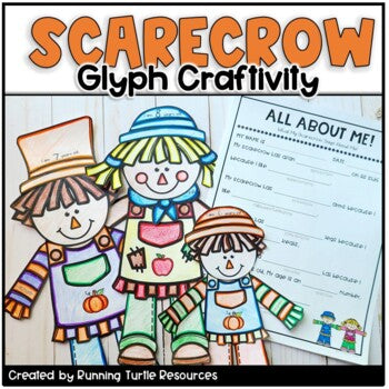 Build A Scarecrow Fall Glyph Craftivitiy l All About Me Craft