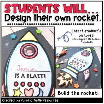 Rocket Ship Craft & Space Exploration Writing Activities to use during the Artemis Missions