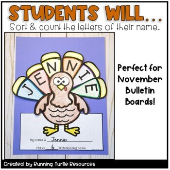 Turkey Name Craft EDITABLE l Thanksgiving Craftivity