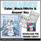 Winter Color By Number 1-10 FREEBIE l Color by Code
