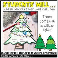 Christmas Tree Name Craft Editable December Craft