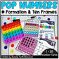 Pop It Fidget Number Formation & Ten Frames
