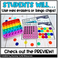 Pop It Fidget Number Formation & Ten Frames