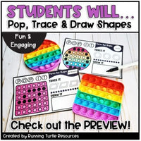 Pop Letter & Number Formation, Ten Frames & Shapes BUNDLE