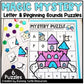 Alphabet Mystery Puzzles Letter Beginning Sounds Match, Fairytale Magic Theme