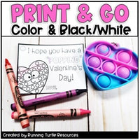 Pop It Valentines Day Gift Tags to Students EDITABLE
