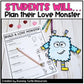 All About Me Love Monster Craft Valentines Day Writing