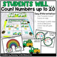 St. Patrick's Day Number Match Count and Cover Task Cards