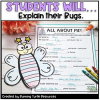 Build a Spring Bug Writing Glyph Activity