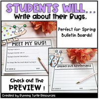 Build a Spring Bug Writing Glyph Activity
