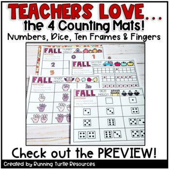 Fall Math Number Matching