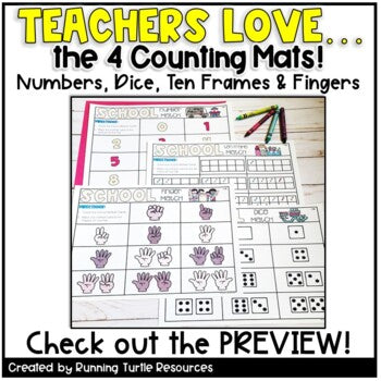 Number Match Task Cards Back to School