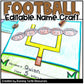Football Craft EDITABLE Name Craft