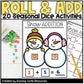 Roll and Add Dice Games Year Long Activities