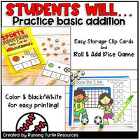 Sports Themed Math Centers