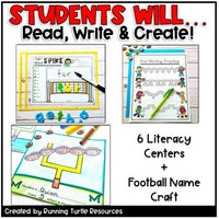 Sports Theme Math and Literacy Centers for Preschool Kindergarten